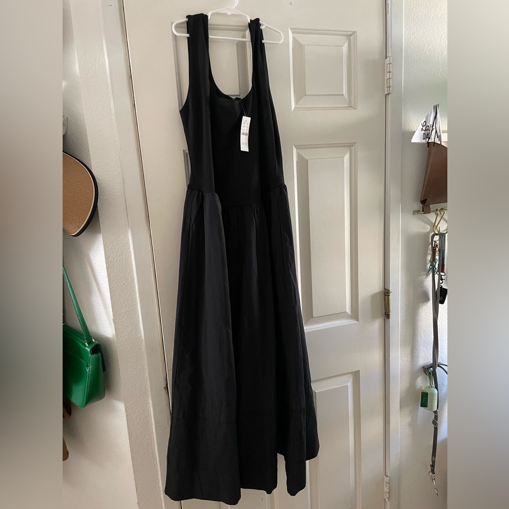 J. Crew Black Drop waist mixy dress black - Picture 5 of 7